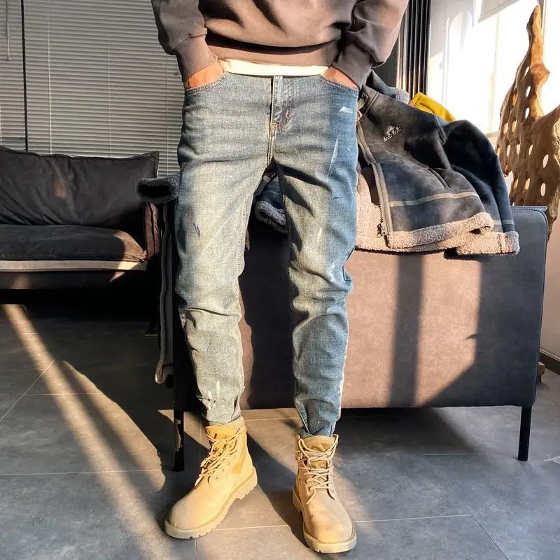 Jeans for Men Baggy Pants Slim Fit Pants Vintage Clothes Men's Fashion Pockets Streetwear Trousers Pantalon Homme Clothing Q251
Jeans for Men Baggy Pants Slim Fit Pants Vintage Clothes Men's Fashion Pockets Streetwear Trousers Pantalon Homme Clothing Q251