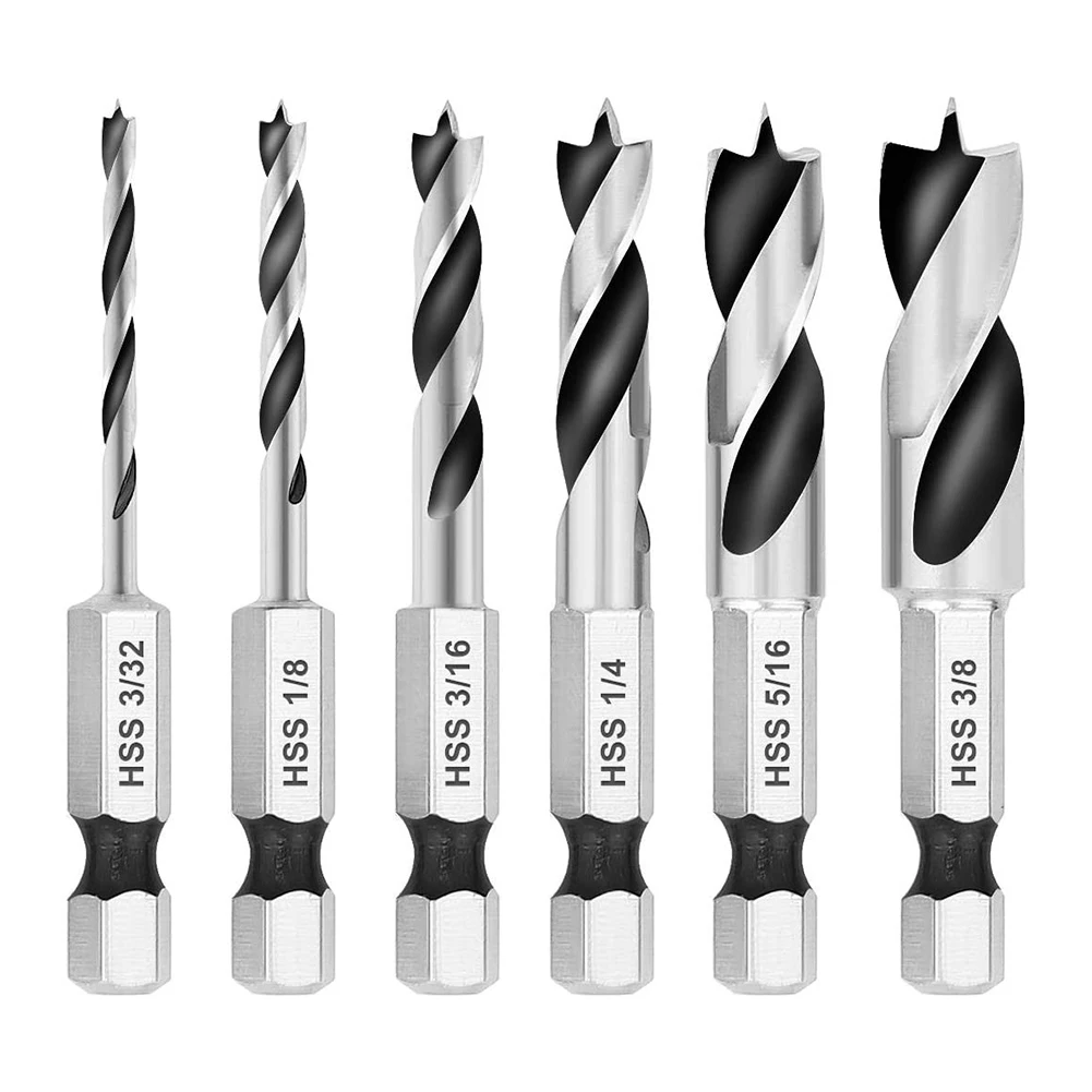 1pc Drill Bit Hex Shank 1/4Inch HSS 3-Point Stubby For Woodworking 3/32 1/8 3/16 1/4 5/16 3/8 Magnetism Power Tools Accessories
1pc Drill Bit Hex Shank 1/4Inch HSS 3-Point Stubby For Woodworking 3/32 1/8 3/16 1/4 5/16 3/8 Magnetism Power Tools Accessories