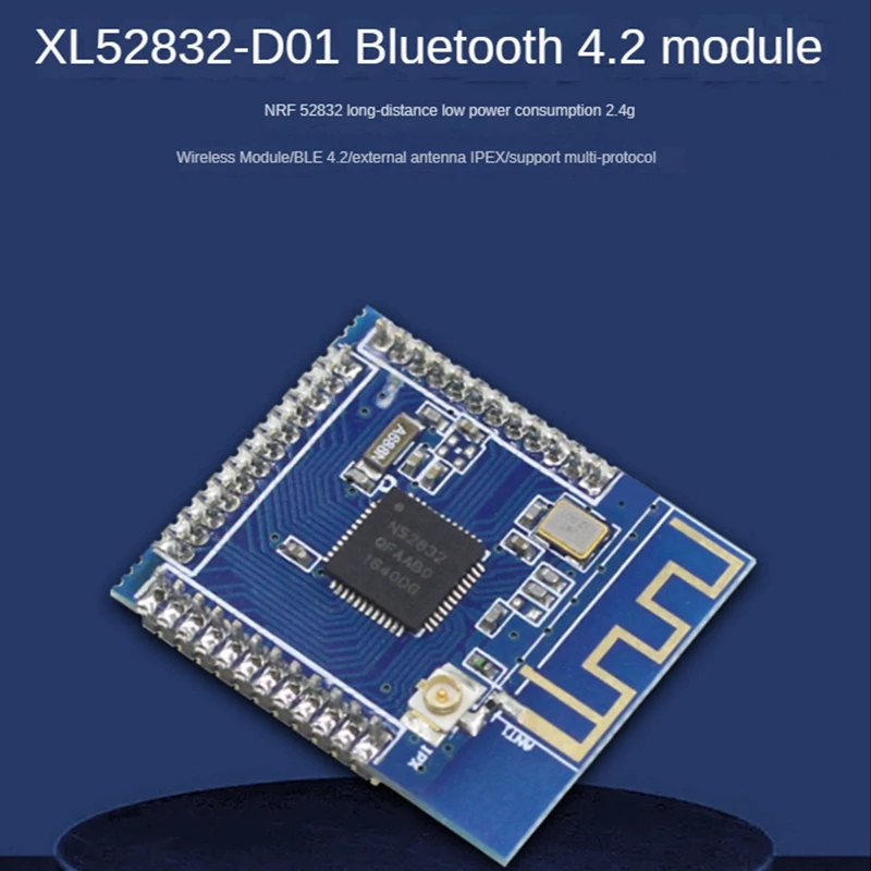 NRF52832 Bluetooth BLE4.2 телефон IPEX с низким энергопотреблением 2,4G беспроводной модуль с поддержкой нескольких протоколов
NRF52832 Bluetooth BLE4.2 телефон IPEX с низким энергопотреблением 2,4G беспроводной модуль с поддержкой нескольких протоколов