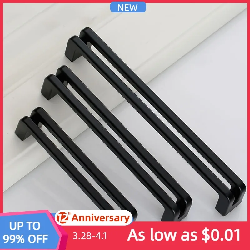 Black Cabinet Drawer Handle Zinc Alloy Solid Kitchen Cupboard Wardrobe Door Pulls Metal Matte Furniture Hardware Closet Knobs
Black Cabinet Drawer Handle Zinc Alloy Solid Kitchen Cupboard Wardrobe Door Pulls Metal Matte Furniture Hardware Closet Knobs