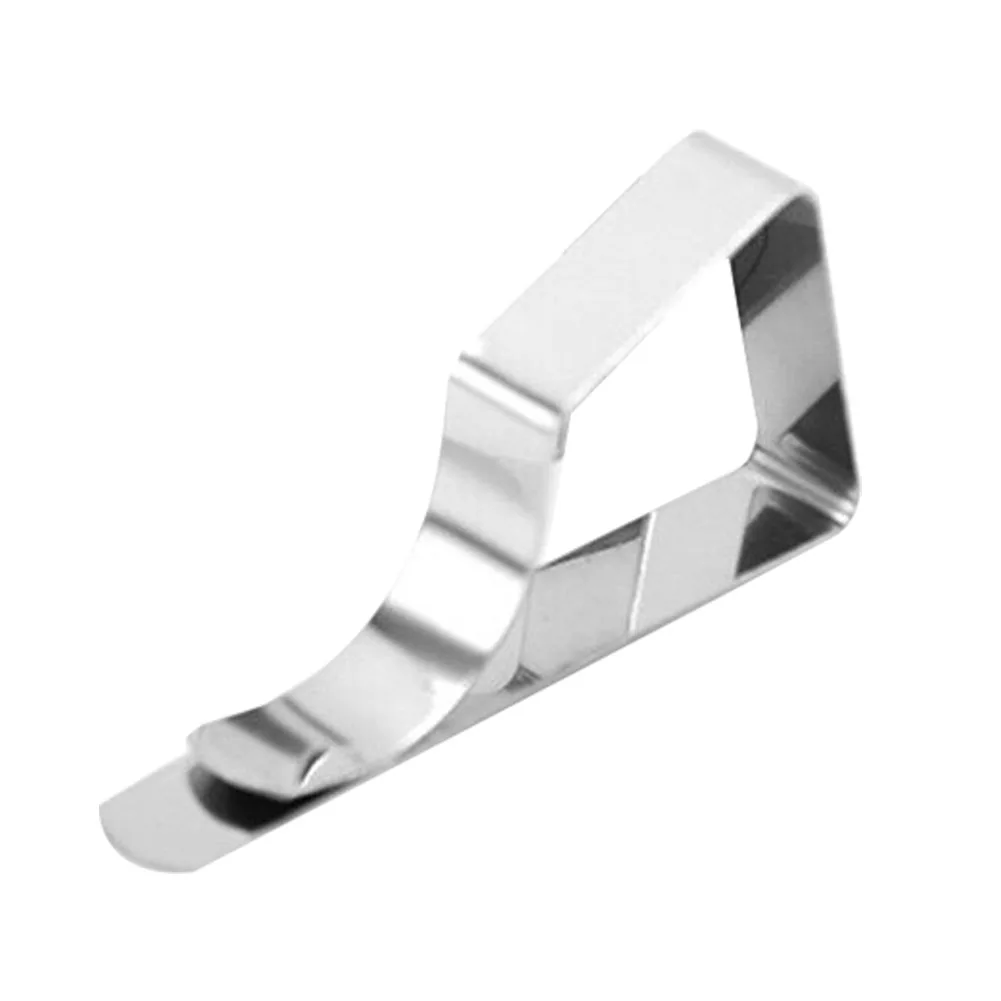 1PCS Stainless Steel Tablecloth Clamps Anti-Slip Table Cloth Cover Clips Metal Pegs Clamps For Picnic Prom Wedding Decoration
1PCS Stainless Steel Tablecloth Clamps Anti-Slip Table Cloth Cover Clips Metal Pegs Clamps For Picnic Prom Wedding Decoration