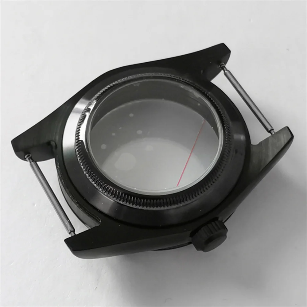 Stainless Steel Oyster Perpetual Watch Case 39MM Black Transparent / Dense Bottom Case for 2836/8215/2813 Watch Movement Part
Stainless Steel Oyster Perpetual Watch Case 39MM Black Transparent / Dense Bottom Case for 2836/8215/2813 Watch Movement Part