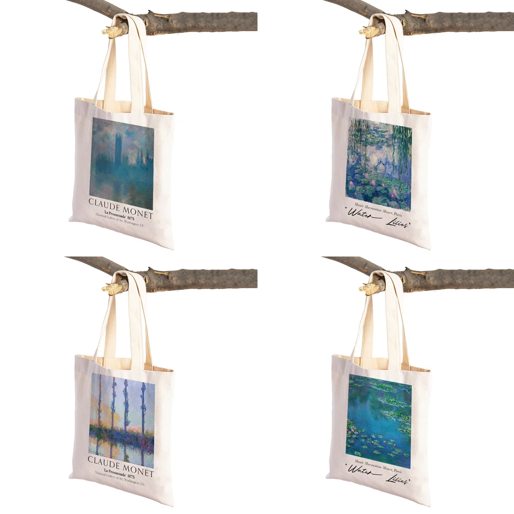 Claude Monet Exhibition Watercolor Travel Ladies Tote Shopping Bag Supermarket Bag Eco Casual Canvas Ladies Shopping Bag
Claude Monet Exhibition Watercolor Travel Ladies Tote Shopping Bag Supermarket Bag Eco Casual Canvas Ladies Shopping Bag