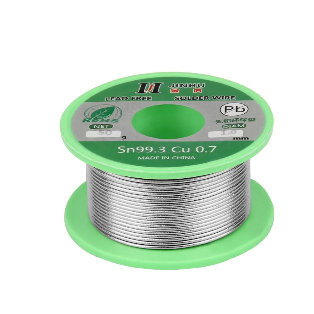 50g Lead-free Solder Wire 0.5-1.0mm Unleaded Lead Free Rosin Core for Electrical Solder RoHs
50g Lead-free Solder Wire 0.5-1.0mm Unleaded Lead Free Rosin Core for Electrical Solder RoHs