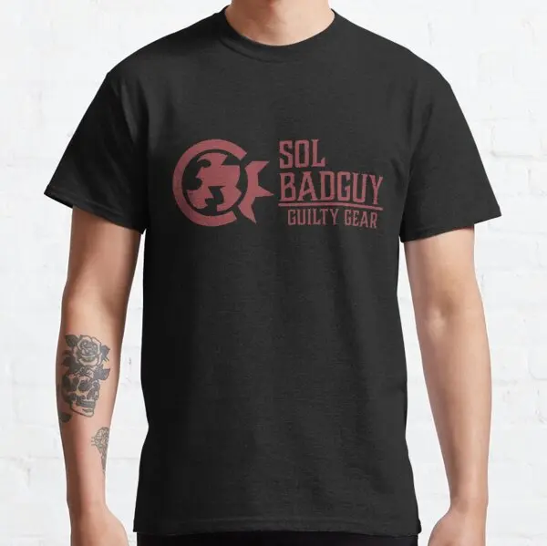 Футболка SOL BADGUY GUILTY GEAR мужская с принтом, брендовая модная с графическим принтом, стремится к цвету
Футболка SOL BADGUY GUILTY GEAR мужская с принтом, брендовая модная с графическим принтом, стремится к цвету