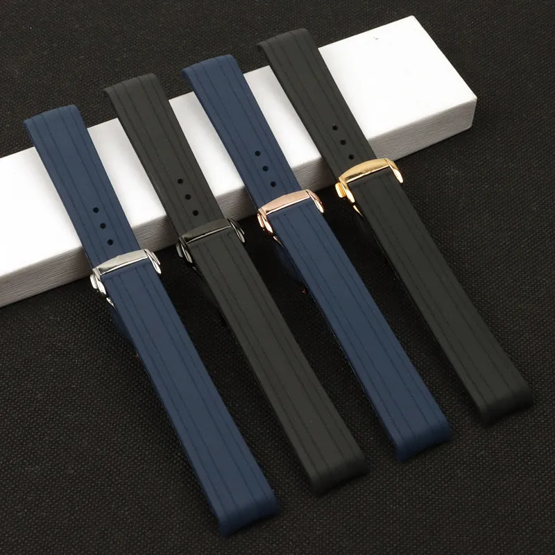 Quality 20mm nature Rubber Silicone Watch band Grind Arenaceous Belt for Omega strap for Seamaster 300 folding buckle logo on
Quality 20mm nature Rubber Silicone Watch band Grind Arenaceous Belt for Omega strap for Seamaster 300 folding buckle logo on
