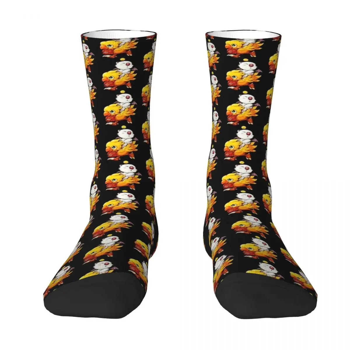 

Chocobo _ amp _ Moogle финальная фантазия унисекс Зимние носки уличные счастливые носки уличный стиль сумасшедшие носки