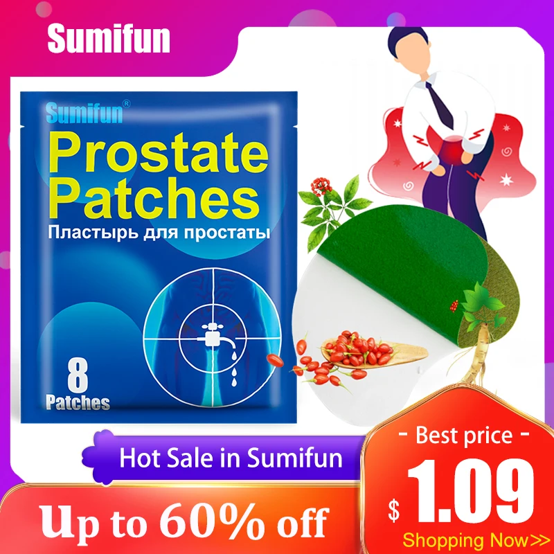 8Pcs/bag Sumifun Prostate Medical Patches Medicine Herbal Prostatitis Treatment Plaster Urology Prostatic Sticker Health for Men
8Pcs/bag Sumifun Prostate Medical Patches Medicine Herbal Prostatitis Treatment Plaster Urology Prostatic Sticker Health for Men