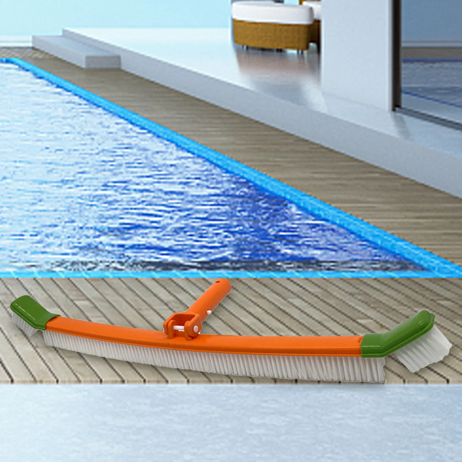 Pool Cleaning Brush Heavy-Duty Brush Head 24in Pool Wall Brushes With Corner Brush Cleaning Swimming Pool Tiles Floors Steps No
Pool Cleaning Brush Heavy-Duty Brush Head 24in Pool Wall Brushes With Corner Brush Cleaning Swimming Pool Tiles Floors Steps No