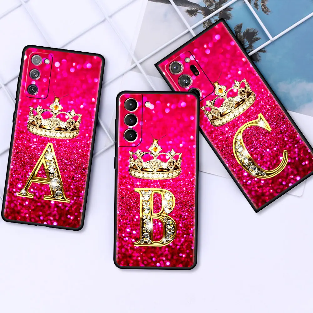 Soft Case For Samsung Galaxy S22 Ultra S20 FE S21 Plus S10 Lite S9 S8 S10e TPU Silicone Phone Cover Pink Diamonds Letter
Soft Case For Samsung Galaxy S22 Ultra S20 FE S21 Plus S10 Lite S9 S8 S10e TPU Silicone Phone Cover Pink Diamonds Letter