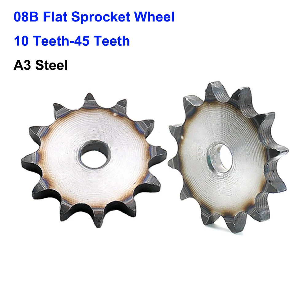 1Pcs 08B Flat Sprocket Wheel 10 Teeth-45 Teeth A3 Steel Roller Chain Gear Pitch 12.7mm Industrial Sprocket Wheel
1Pcs 08B Flat Sprocket Wheel 10 Teeth-45 Teeth A3 Steel Roller Chain Gear Pitch 12.7mm Industrial Sprocket Wheel