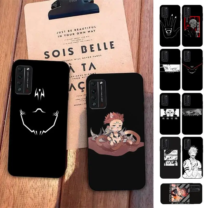 Anime Jujutsu Kaisen Sukuna Black Phone Case for Huawei Honor 10 i 8X C 5A 20 9 10 30 lite pro Voew 10 20 V30
Anime Jujutsu Kaisen Sukuna Black Phone Case for Huawei Honor 10 i 8X C 5A 20 9 10 30 lite pro Voew 10 20 V30