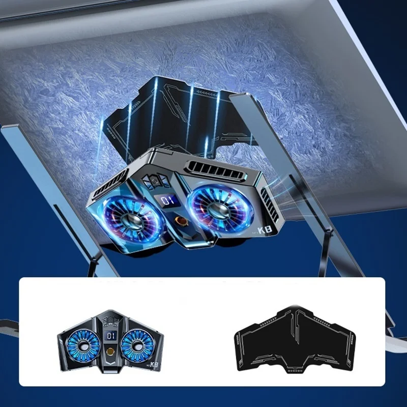 Universal Magnetic semiconductor Phone cooler dual cooling fan radiator laptop Ipad Phone Macbook Pro fast radiator
Universal Magnetic semiconductor Phone cooler dual cooling fan radiator laptop Ipad Phone Macbook Pro fast radiator