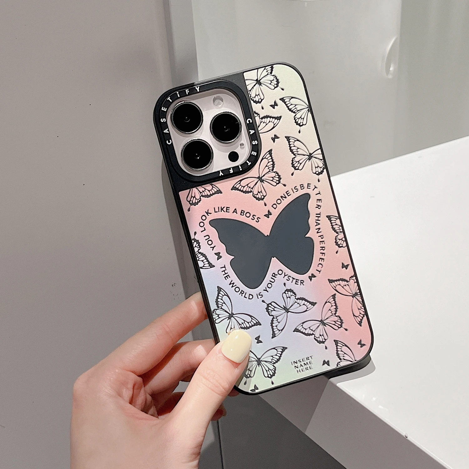 INS Fashion Gradient Color Butterfly Mirror Phone Cases For iPhone 13 12 11 Pro Max XR XS MAX X Lady Girl Anti-drop Soft Shell
INS Fashion Gradient Color Butterfly Mirror Phone Cases For iPhone 13 12 11 Pro Max XR XS MAX X Lady Girl Anti-drop Soft Shell