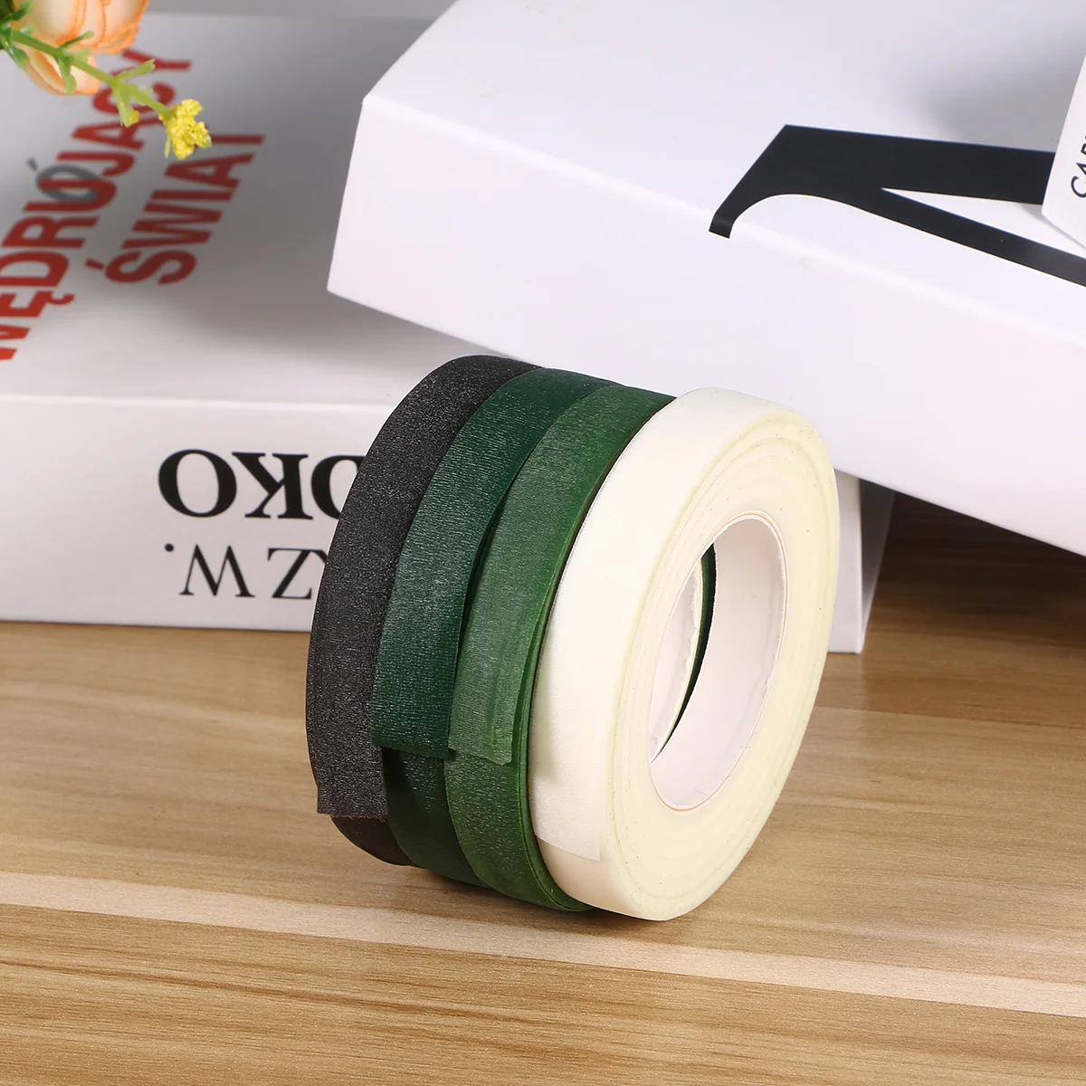 4 Rolls Floral Tape Useful Convenient Gift Wrapping DIY Crafts Tape for Packaging Gift Box
4 Rolls Floral Tape Useful Convenient Gift Wrapping DIY Crafts Tape for Packaging Gift Box