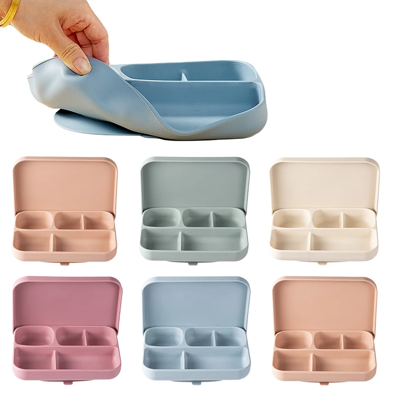 BPA Free Silicone Baby Plate with Lid Divided Plate with Suction Children Dishes Baby Silicone Bowl Spoon Fork Waterproof Bibs
BPA Free Silicone Baby Plate with Lid Divided Plate with Suction Children Dishes Baby Silicone Bowl Spoon Fork Waterproof Bibs