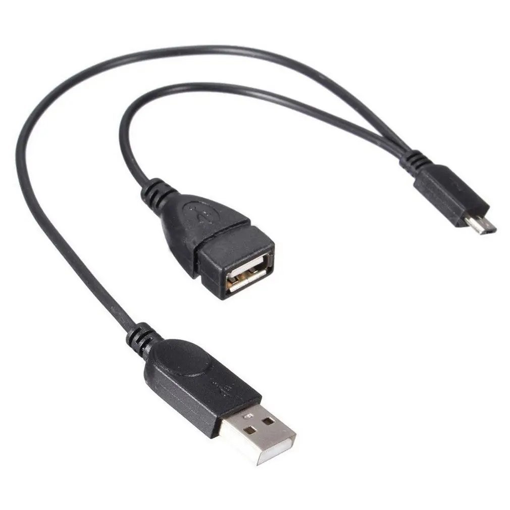 OTG Host Power Splitter Y Micro USB Male to USB Male Female Adapter Cable Cord High Speed USB 2.0 certified cable.
OTG Host Power Splitter Y Micro USB Male to USB Male Female Adapter Cable Cord High Speed USB 2.0 certified cable.
