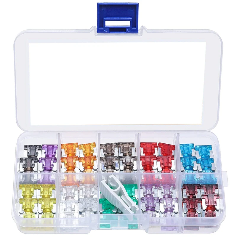 120 Pcs Auto Fuse Kit - Replacement Fuse Combo Kit for Car/RV/Truck/Motorcycle - Mini Blade Fuse Auto + Auto Fuse Puller
120 Pcs Auto Fuse Kit - Replacement Fuse Combo Kit for Car/RV/Truck/Motorcycle - Mini Blade Fuse Auto + Auto Fuse Puller