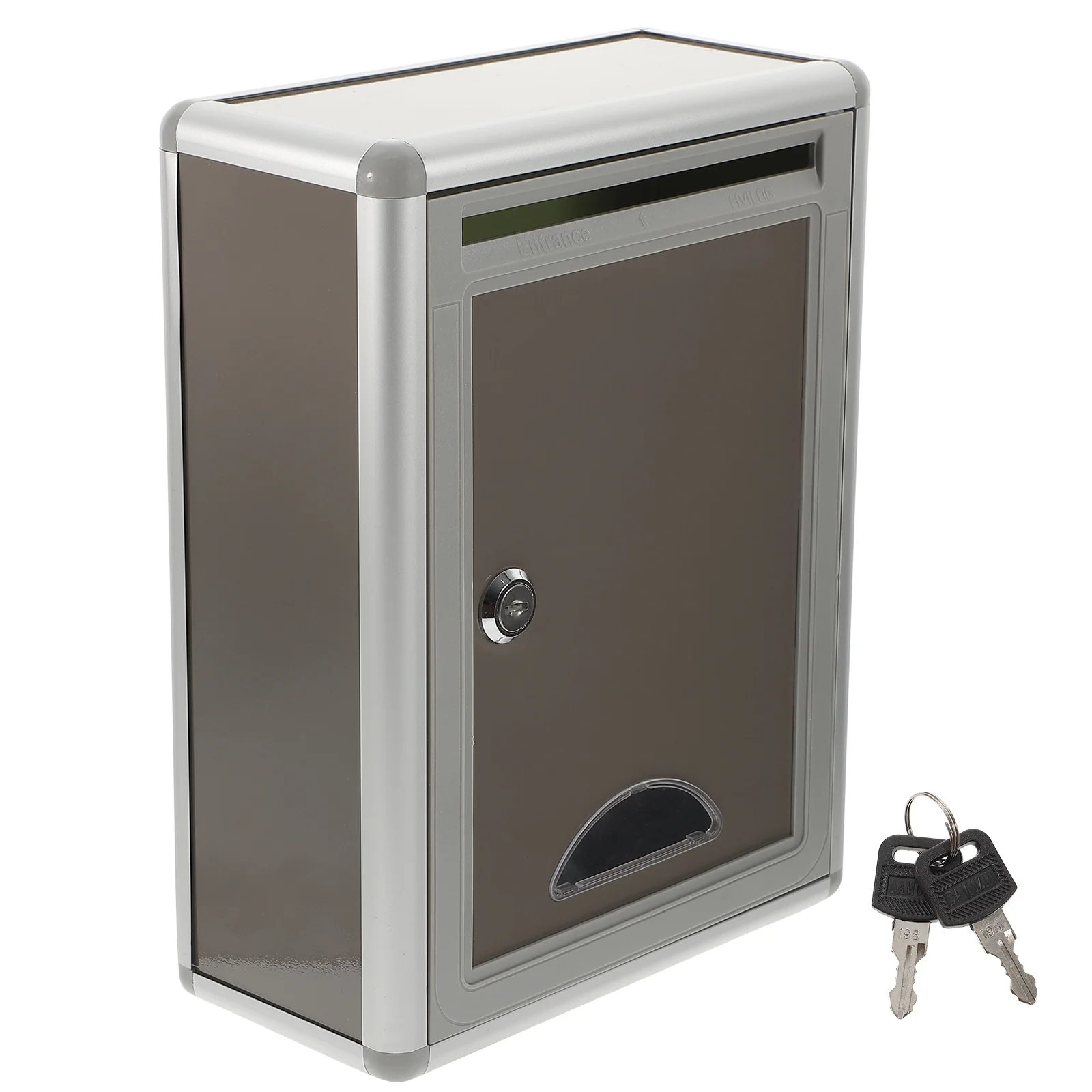 Metal Letter Box Metal Drop Box Stainless Steel Mailbox Wall Mount Locking Mailbox Office Business Parcel Box for Door Wall
Metal Letter Box Metal Drop Box Stainless Steel Mailbox Wall Mount Locking Mailbox Office Business Parcel Box for Door Wall