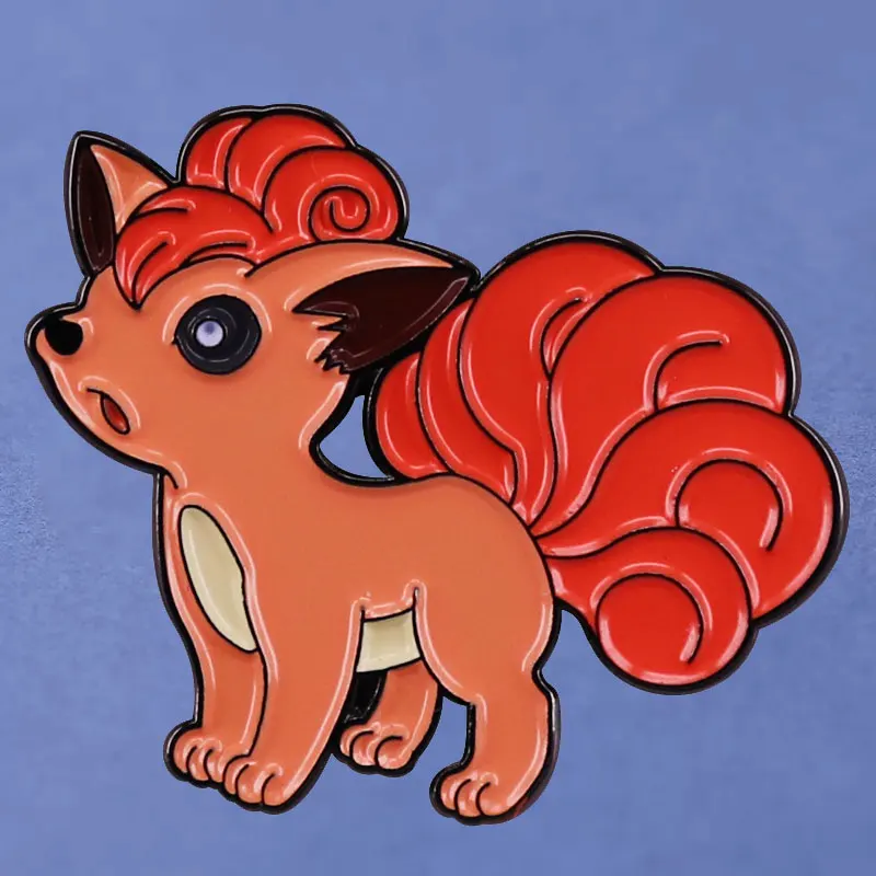 Жесткие эмалированные булавки Pokemon Vulpix, коллекция кавайных огненных эльфов, металлический рюкзак, шляпа, сумка, воротник, лацкан, значок
Жесткие эмалированные булавки Pokemon Vulpix, коллекция кавайных огненных эльфов, металлический рюкзак, шляпа, сумка, воротник, лацкан, значок