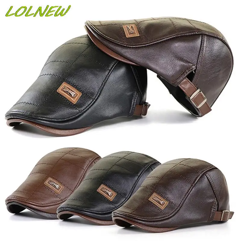 Men PU Berets Autumn Winter Windproof Street Newsboy Beret Hat Retro England Hat Men Hats Warm Fleece Caps
Men PU Berets Autumn Winter Windproof Street Newsboy Beret Hat Retro England Hat Men Hats Warm Fleece Caps