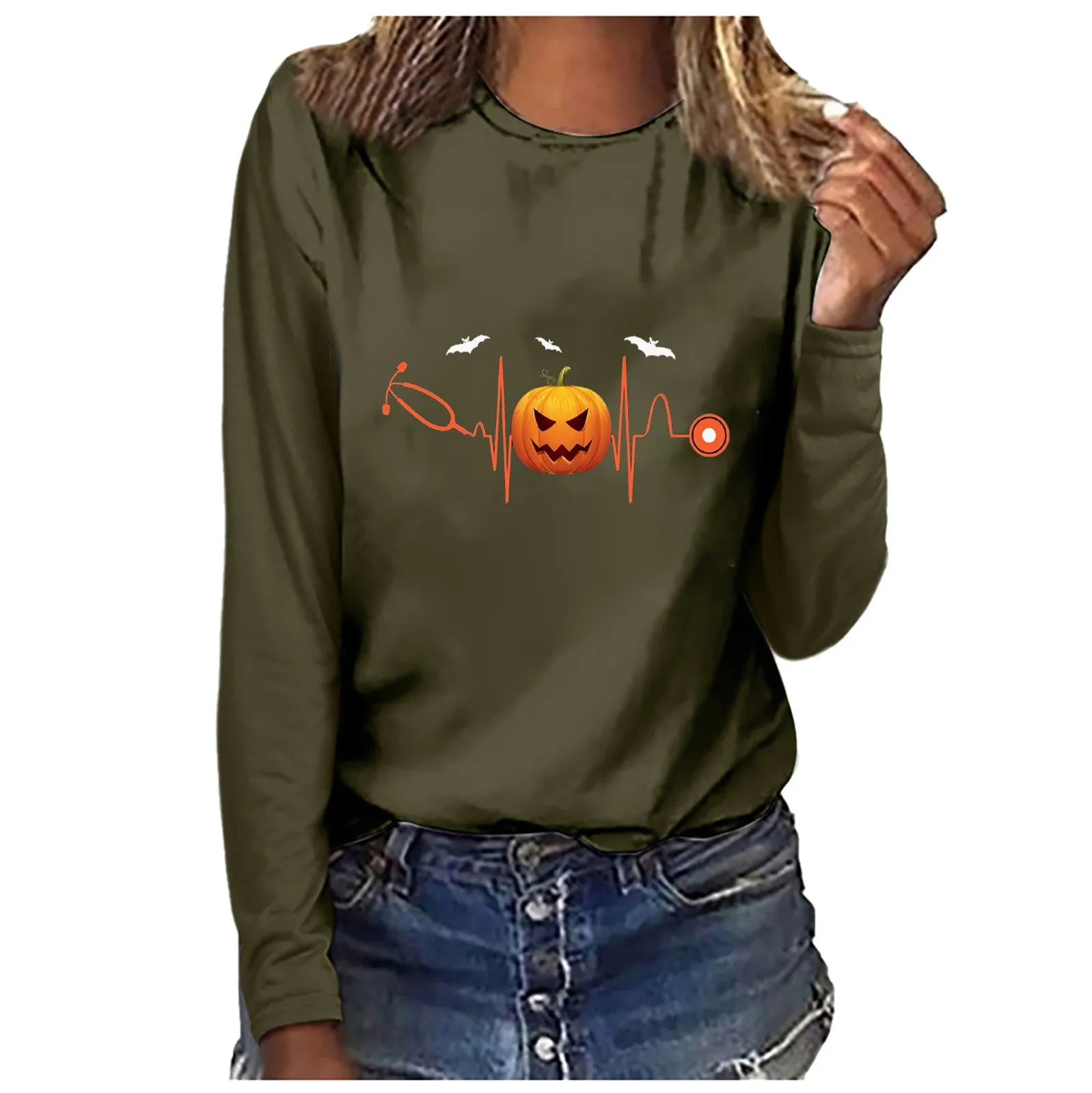 Printed Tie Dye Long Sleeve Ladies Top Crew Neck T Shirt S 2XL Ladies Quarter Sleeve Maternity Shirt Womens Long Sleeve Tee Pack
Printed Tie Dye Long Sleeve Ladies Top Crew Neck T Shirt S 2XL Ladies Quarter Sleeve Maternity Shirt Womens Long Sleeve Tee Pack