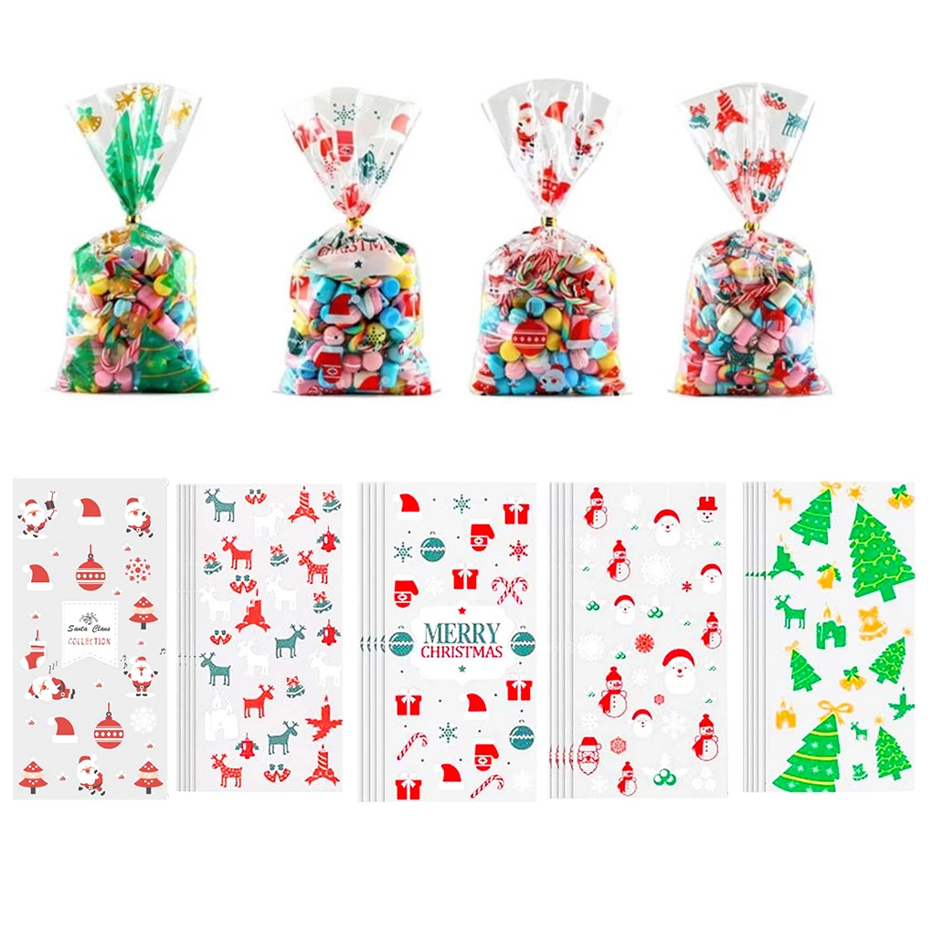 50Pcs Christmas Candy Packaging Bag Santa Gift Pouch Snack Biscuit Storage OPP Pocket Candle
50Pcs Christmas Candy Packaging Bag Santa Gift Pouch Snack Biscuit Storage OPP Pocket Candle