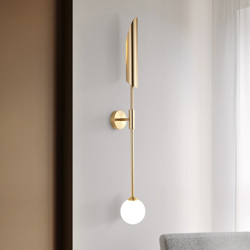 Nordic Decor Wall Lamp Gold Single Head Led Lighting Home Decoration Luminaires Living Room Bedroom Closets Bedside Night Lights
Nordic Decor Wall Lamp Gold Single Head Led Lighting Home Decoration Luminaires Living Room Bedroom Closets Bedside Night Lights