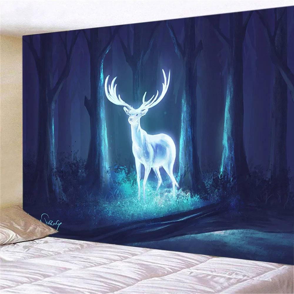 New 3D Printing Forest Elk Sunset Wall Tapestry Living Room Home Decoration Bedspread Psychedelic Tapisserie Kawaii Room Decor
New 3D Printing Forest Elk Sunset Wall Tapestry Living Room Home Decoration Bedspread Psychedelic Tapisserie Kawaii Room Decor