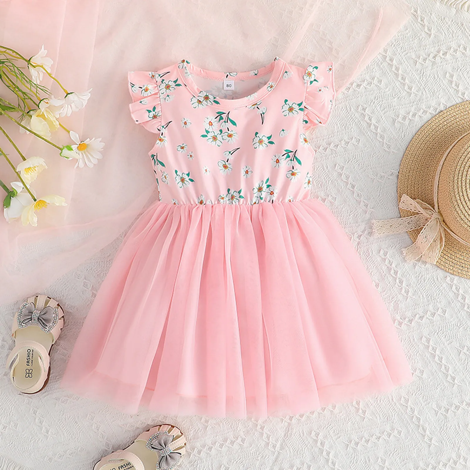 1 2 3 4Y Toddler Girls Dresses Fly Sleeve Floral Prints Tulle Princess Dress Dance Party Dress Baby Clothes Infant Girls Clothes
1 2 3 4Y Toddler Girls Dresses Fly Sleeve Floral Prints Tulle Princess Dress Dance Party Dress Baby Clothes Infant Girls Clothes
