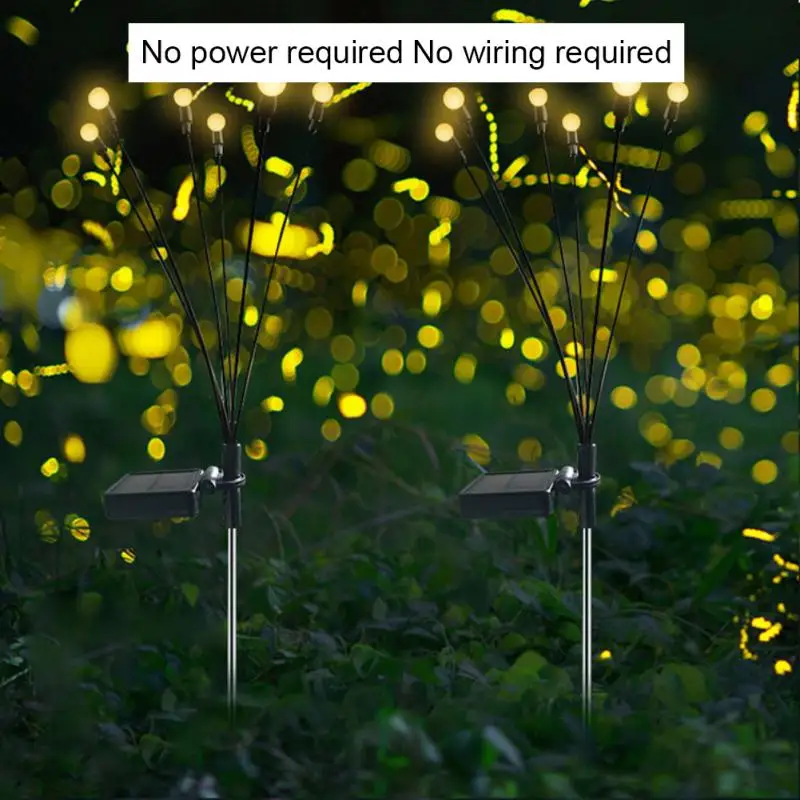 Outdoor Waterproof Garden Lights Garden Sunlight Powered Firework Firefly Solar Led Lawn Light Led Firefly Lamp Garden Decor
Outdoor Waterproof Garden Lights Garden Sunlight Powered Firework Firefly Solar Led Lawn Light Led Firefly Lamp Garden Decor