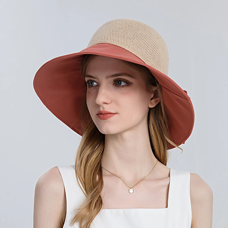 Fashion Women Bowknot Visor Beach Caps Summer Anti UV Sun Hat Female Wide Brim Straw Hats Outdoor Breathable Bucket Hats
Fashion Women Bowknot Visor Beach Caps Summer Anti UV Sun Hat Female Wide Brim Straw Hats Outdoor Breathable Bucket Hats