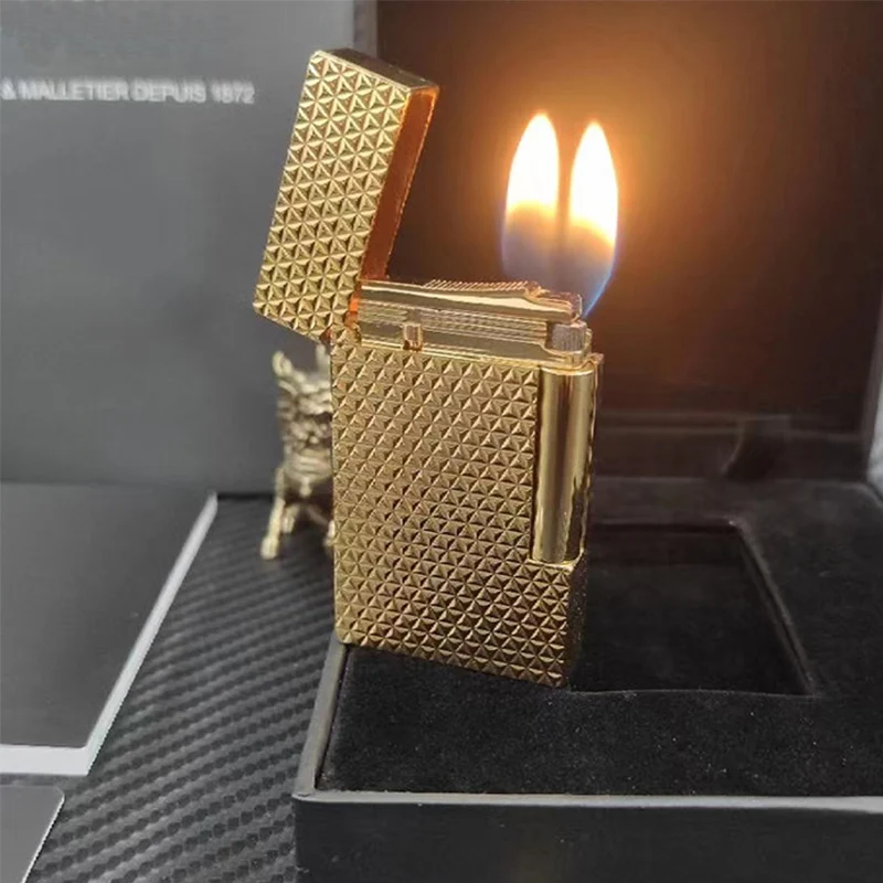 Новинка 100% Роскошная зажигалка с двойным огнем табак сигара газовая зажигалка для мужчин курение яркий звук ветроустойчивый мужской подарок 018
Новинка 100% Роскошная зажигалка с двойным огнем табак сигара газовая зажигалка для мужчин курение яркий звук ветроустойчивый мужской подарок 018