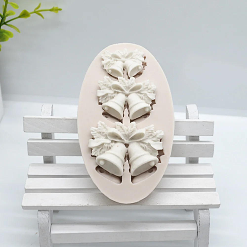 Cake Mold Christmas Tree Decoration Fondant Mold Christmas Gifts Silicone Mold Bell Epoxy Mold Color Random
Cake Mold Christmas Tree Decoration Fondant Mold Christmas Gifts Silicone Mold Bell Epoxy Mold Color Random