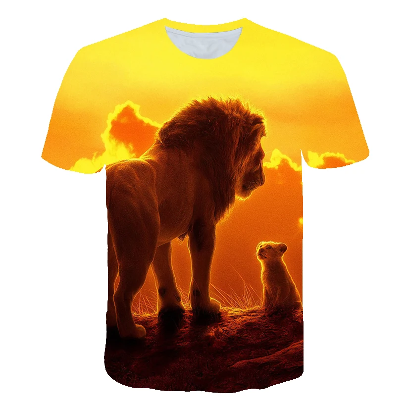1-14Year Cartoon Lion King Print Boys Girls T Shirt Summer Children Kids Simba Harajuku Clothes Shorts Sleeve O-Neck Tops Tee
1-14Year Cartoon Lion King Print Boys Girls T Shirt Summer Children Kids Simba Harajuku Clothes Shorts Sleeve O-Neck Tops Tee