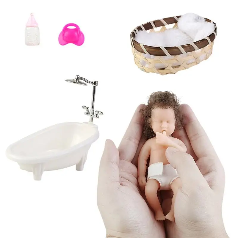 Realistic Newborn Baby Dolls Handmade Realistic Long Hair Soft Gum Doll Realistic Soft Newborn Baby Doll With Tub Basket Bottle
Realistic Newborn Baby Dolls Handmade Realistic Long Hair Soft Gum Doll Realistic Soft Newborn Baby Doll With Tub Basket Bottle