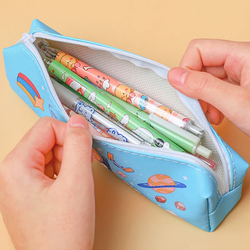 1Pcs School Pencil Bag Ins Cartoon School Pencil Bag Student PU Large Capacity Stationery Box Pencil Bag Cute Learning Articles
1Pcs School Pencil Bag Ins Cartoon School Pencil Bag Student PU Large Capacity Stationery Box Pencil Bag Cute Learning Articles