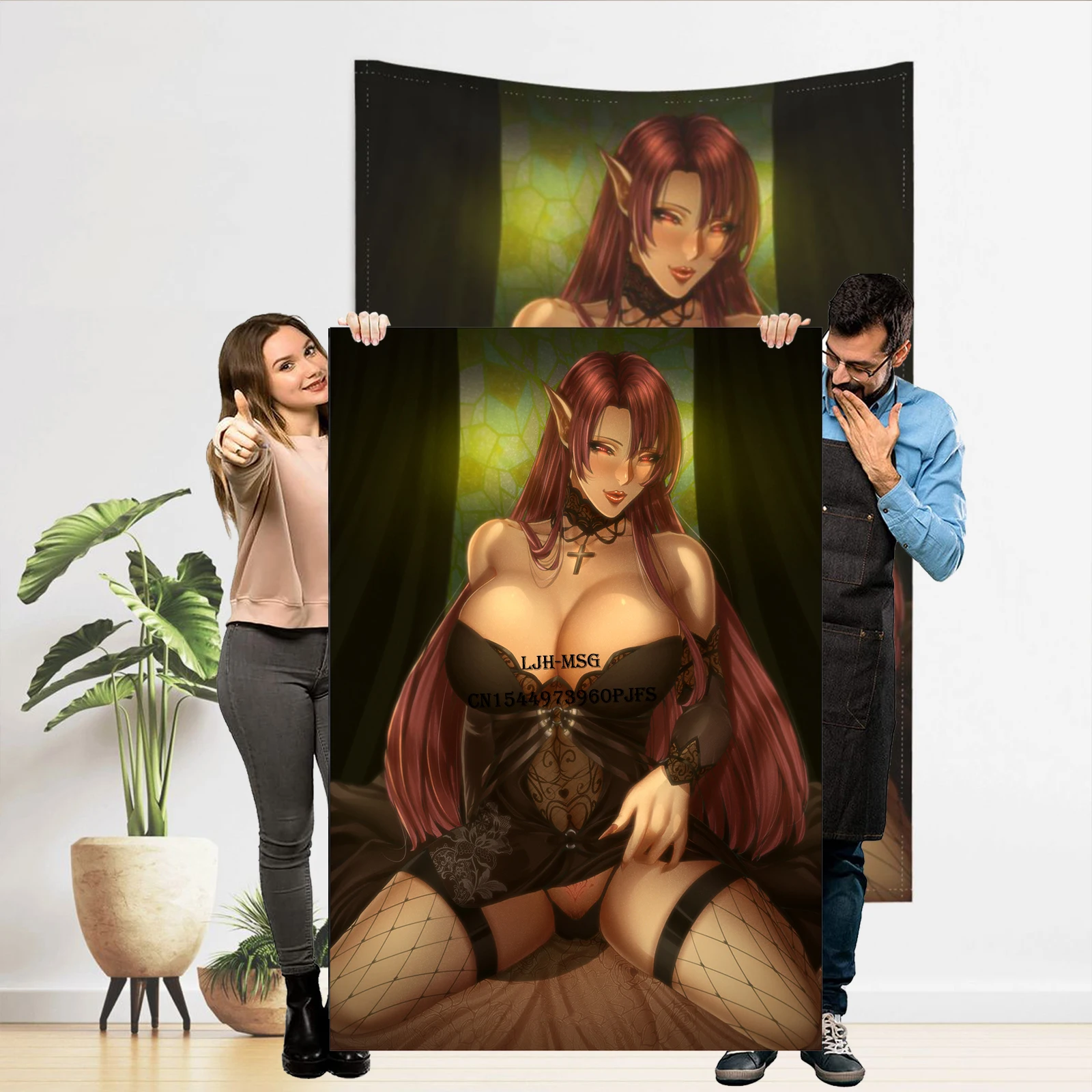 Anime Tapestry for Bedroom Aesthetic Hentai Custom Canvas Wall Art Sexy Monster Girl Tapestries Funny Adult Paintings Room Decor
Anime Tapestry for Bedroom Aesthetic Hentai Custom Canvas Wall Art Sexy Monster Girl Tapestries Funny Adult Paintings Room Decor