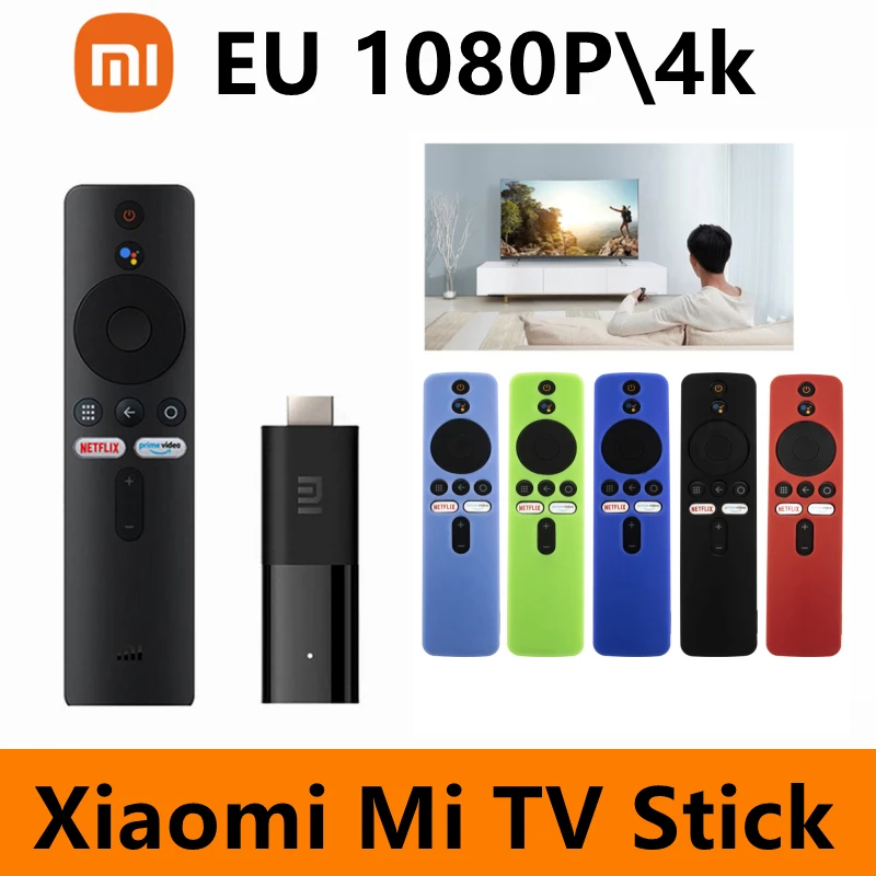 Global Version Xiaomi Mi TV Stick 4K 1080P Android TV RAM 8GB ROM Wifi Google Assistant Bluetooth Smart TV Dongle Mi TV Stick
Global Version Xiaomi Mi TV Stick 4K 1080P Android TV RAM 8GB ROM Wifi Google Assistant Bluetooth Smart TV Dongle Mi TV Stick