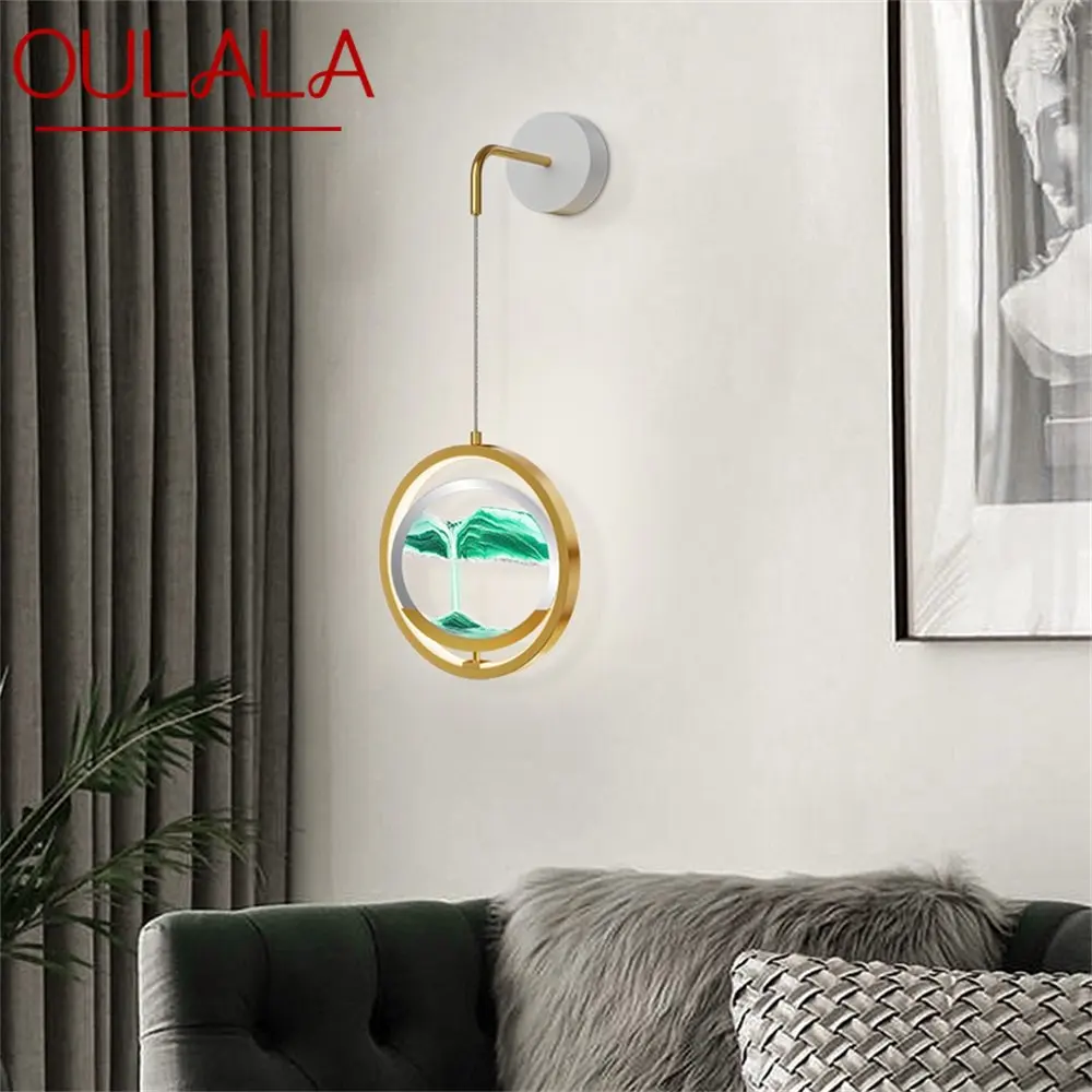 OULALA Interior Hourglass Wall Lamp LED 3 Colors Creative Glass Design Sconce Light for Home Living Bedroom Decor
OULALA Interior Hourglass Wall Lamp LED 3 Colors Creative Glass Design Sconce Light for Home Living Bedroom Decor