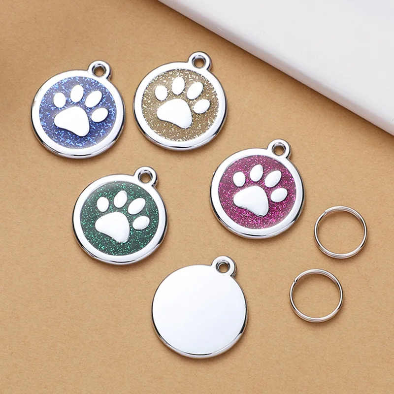 Wholesale 100Pcs Shiny Engraved Pet Dogs Name Custom Dog ID Tags Collar Accessories Nameplate Anti-lost Laser Pendant Keyring
Wholesale 100Pcs Shiny Engraved Pet Dogs Name Custom Dog ID Tags Collar Accessories Nameplate Anti-lost Laser Pendant Keyring