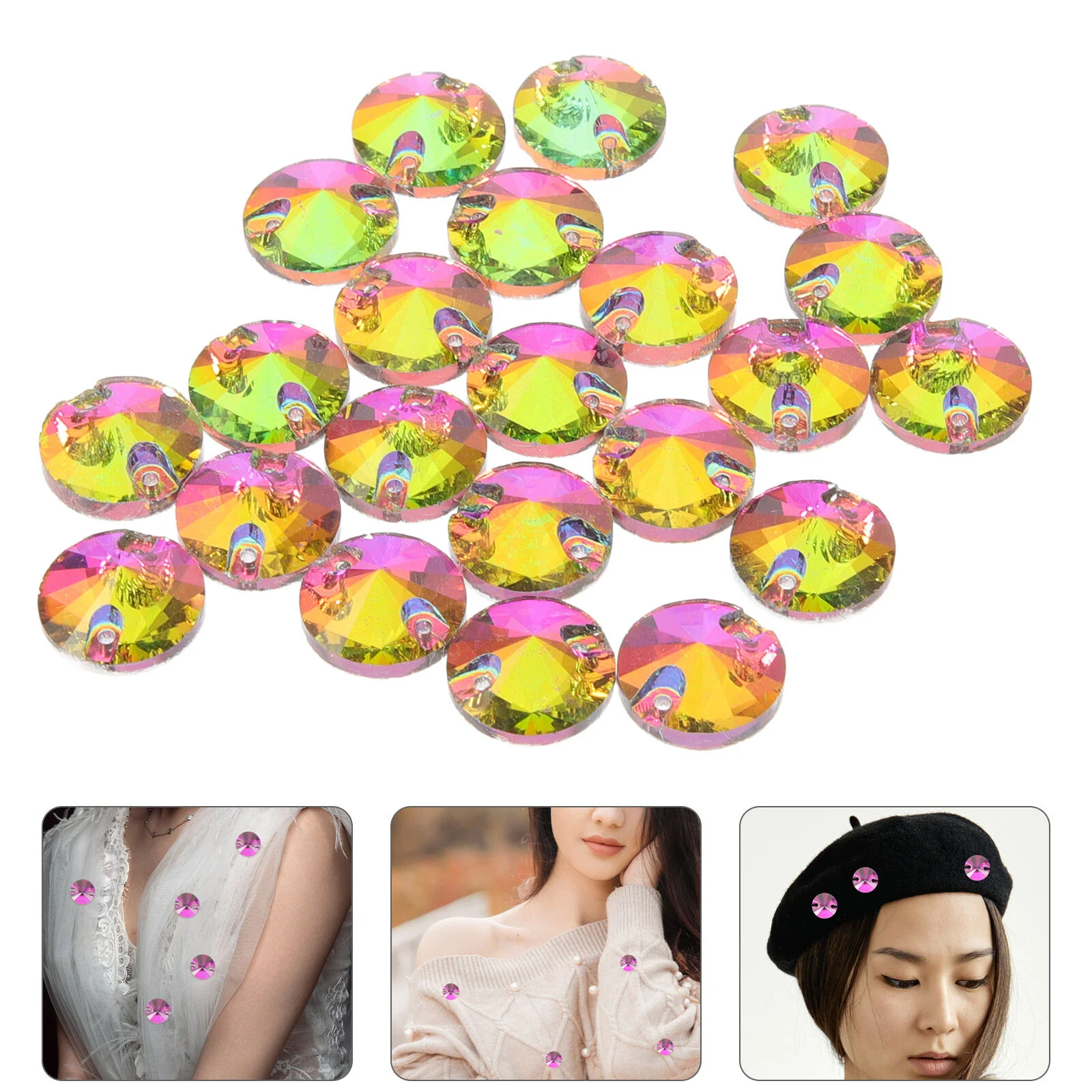 48 Pcs DIY Glass Rhinestones Phone Case Accessories Round Clothing Sew Decors Making Materials Hand
48 Pcs DIY Glass Rhinestones Phone Case Accessories Round Clothing Sew Decors Making Materials Hand