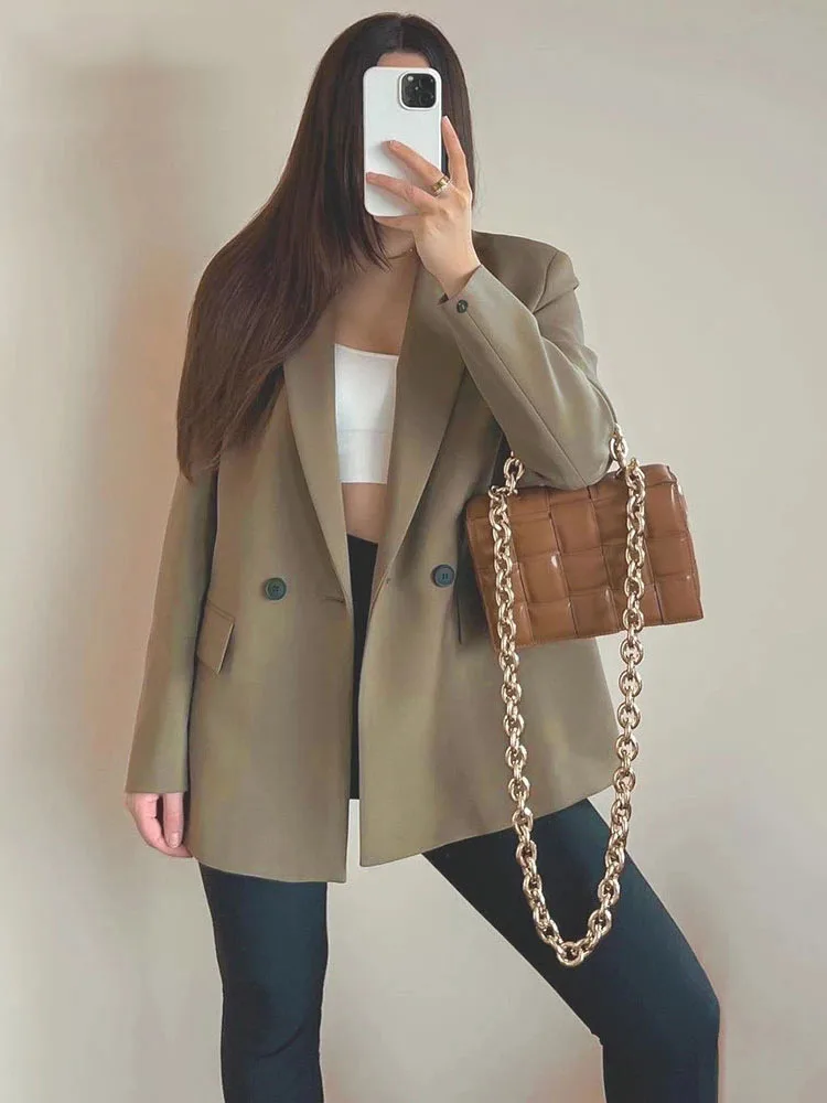 Chic Solid Ladies Office OL Suit Jackets Women Spring Autumn Loose Long Sleeve Double Breasted Blazers Coats Female Outwear
Chic Solid Ladies Office OL Suit Jackets Women Spring Autumn Loose Long Sleeve Double Breasted Blazers Coats Female Outwear