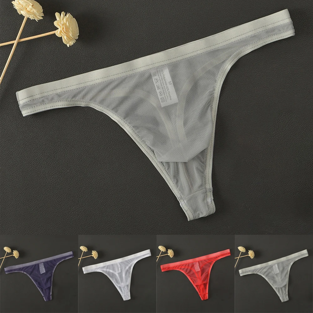 Men's Sexy Breathable Underwear T-Back G-String Solid Man Briefs See Through Lingerie Translucent Underpants Ultra-thin Panties
Men's Sexy Breathable Underwear T-Back G-String Solid Man Briefs See Through Lingerie Translucent Underpants Ultra-thin Panties