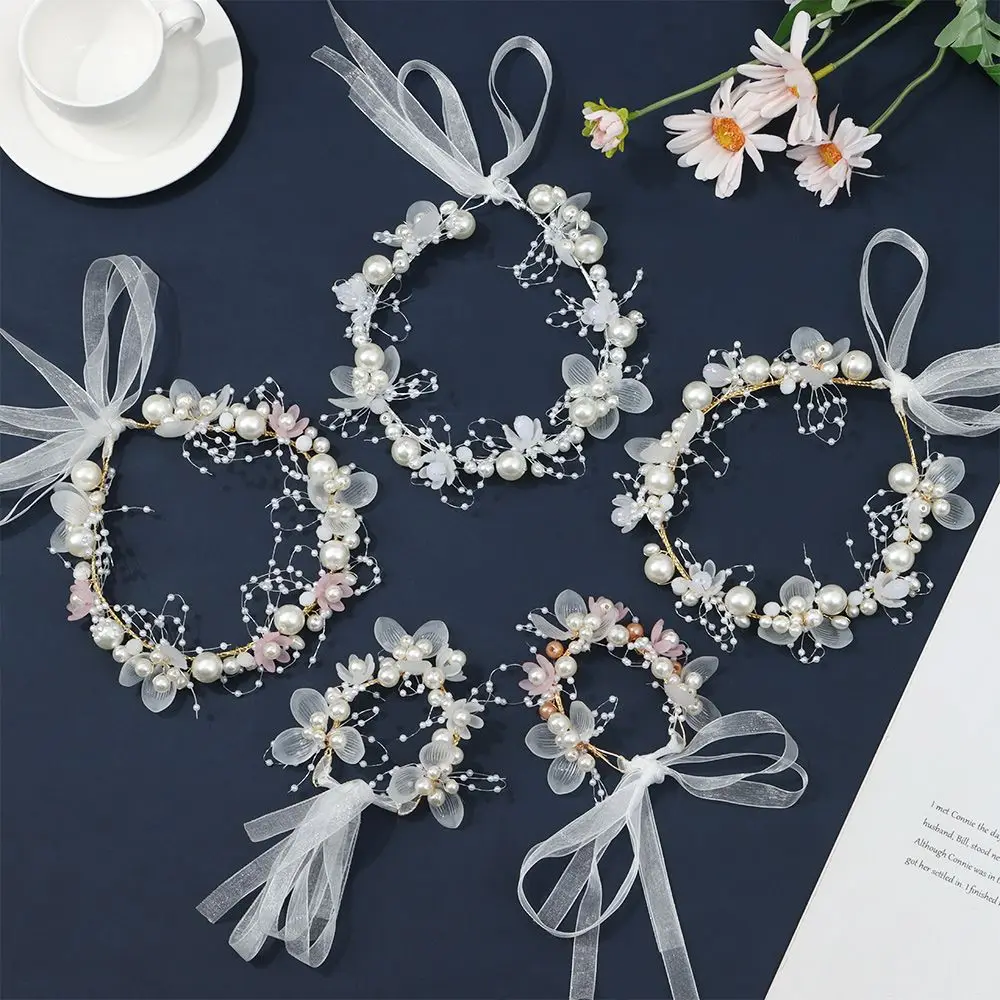 Pearl Flower Headband Bridal headdress Wedding Fashion The wreath bracelet Band Tiaras Crystal Headpiece Hair Jewelrys
Pearl Flower Headband Bridal headdress Wedding Fashion The wreath bracelet Band Tiaras Crystal Headpiece Hair Jewelrys