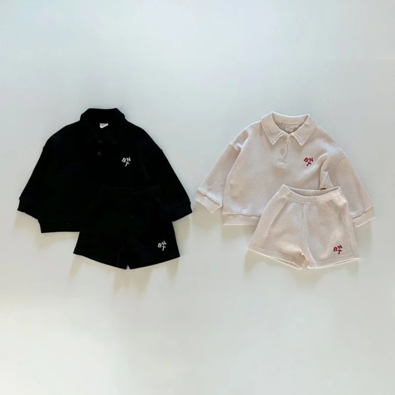 Children Clothing Set Korea Boy's Suit 2023 Spring Summer New Simple Fashion Girl's Suit Long Sleeve Shirt+Short
Children Clothing Set Korea Boy's Suit 2023 Spring Summer New Simple Fashion Girl's Suit Long Sleeve Shirt+Short