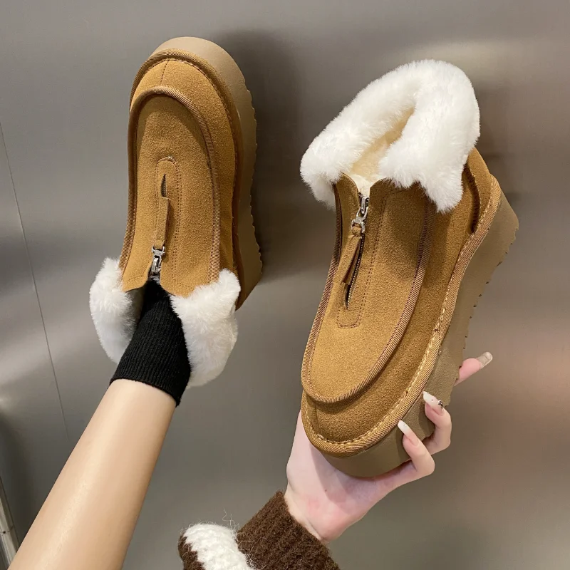 Женские зимние сапоги из натуральной кожи, женские сапоги с шерстяным мехом на толстом высоком каблуке и круглым носком, ботильоны на молни...
Женские зимние сапоги из натуральной кожи, женские сапоги с шерстяным мехом на толстом высоком каблуке и круглым носком, ботильоны на молни...