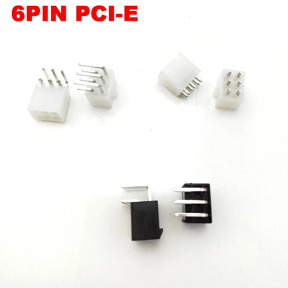 30pc 4.2mm pitch 5559 White 6P Female Socket Straight/Curved needle PC Computer ATX Graphics Card GPU PCI-E PCIE Power Connector
30pc 4.2mm pitch 5559 White 6P Female Socket Straight/Curved needle PC Computer ATX Graphics Card GPU PCI-E PCIE Power Connector