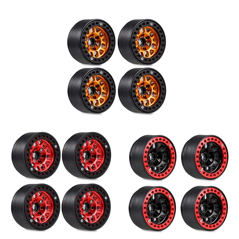 4PCS 1.9 Metal Beadlock Wheel Hub Rim For 1/10 RC Crawler Axial SCX10 90046 AXI03007 Traxxas TRX4 Redcat D90
4PCS 1.9 Metal Beadlock Wheel Hub Rim For 1/10 RC Crawler Axial SCX10 90046 AXI03007 Traxxas TRX4 Redcat D90