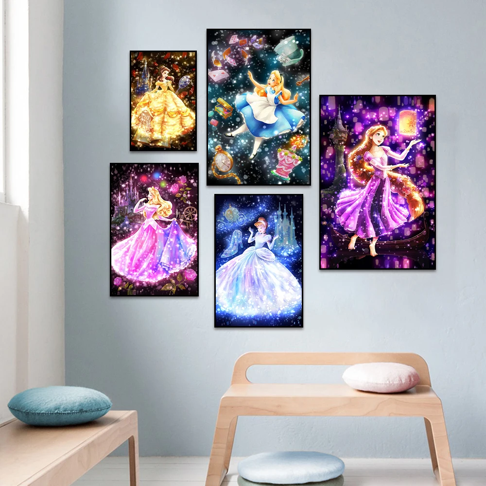 Disney Princess Elves Cartoon Poster Belle Tiana Watercolor Canvas Painting Prints Nursery Wall Art Kids Room Decor Gift Cuadros
Disney Princess Elves Cartoon Poster Belle Tiana Watercolor Canvas Painting Prints Nursery Wall Art Kids Room Decor Gift Cuadros